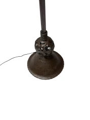 Art Deco Amsterdamse School Floor Lamp by Amsterdamsche Kunstsmederij, 1920s
